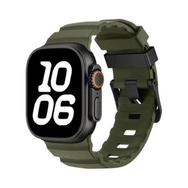 Imagem de Pulseira De Silicone Esportiva De 42mm-49mm Para Apple Watch Ultra 2 1