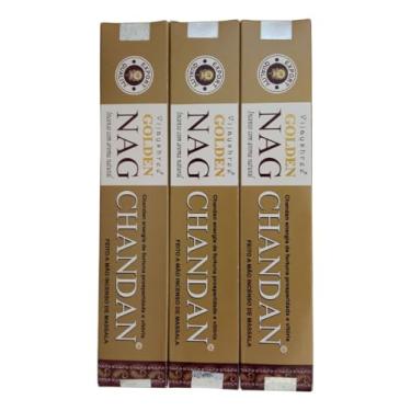 Imagem de Incenso Massala Vijayshree Golden Nag Chandan - 3 Caixinhas