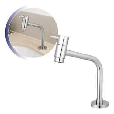 Imagem de Torneira Banheiro Lavatório Link Mesa Bica Baixa 1/4 Volta A