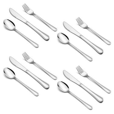 Imagem de Conjunto de talheres HaWare Kids em aço inoxidável de 12 peças