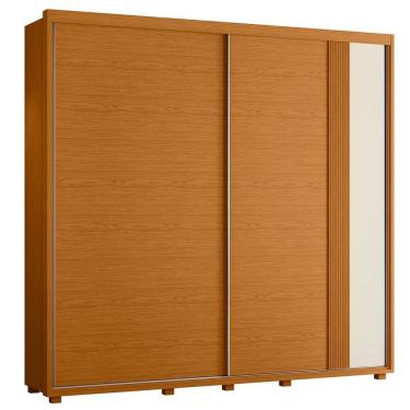 Imagem de Guarda Roupa Casal Acácia 2 Portas Deslizantes Flex Cinamomo-off White - Móveis Albatroz Cinamomo-off White