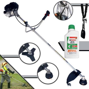 Imagem de Roçadeira Completa Toyama Rt43lb25a 1,7hp 43cc + Óleo Stihl