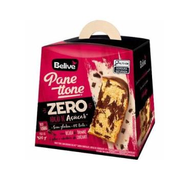 Imagem de Panettone de Chocolate Zero Açúcar Belive 420g - Sem Glúten e Sem Lact