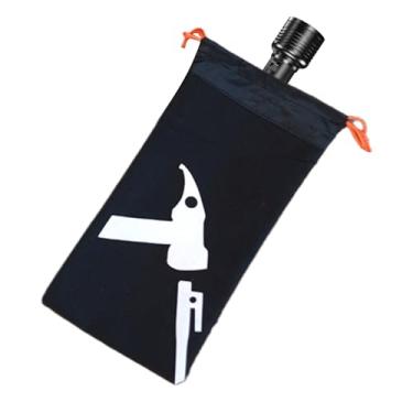 Imagem de Bolsa de acampamento | Acessórios para barraca de acampamento, bolsa organizadora de tecido Oxford com cordão para lona de neve areia mochila dossel rede de amarrar