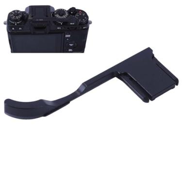 Imagem de Botão de polegar de metal compatível com câmera Fujifilm Fuji X-M5, alça de polegar com tampa de suporte de sapata quente, alça de dedo, extensão de aperto de polegar