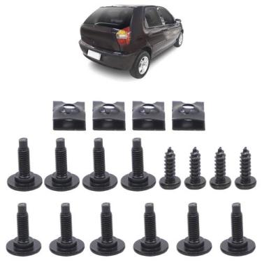 Imagem de Kit Grampo Presilha Parachoque Traseiro Palio Fase I 2001 2002 2003 20