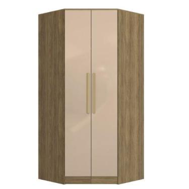 Imagem de Guarda Roupas de Canto N531 Kappesberg Nogueira e Macadâmia