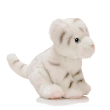 Imagem de Boneca de pelúcia de pelúcia com tigre branco de 33 cm para crianças