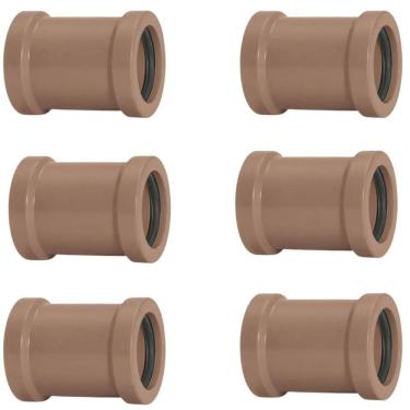 Imagem de Luva De Correr 25Mm Pvc Para Encanamento Akato Kit 06 Un