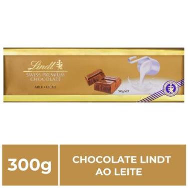 Imagem de Chocolate Lindt Premium, Ao Leite, Barra de 300g