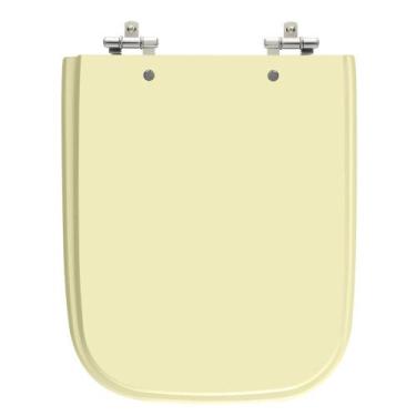 Imagem de Assento Sanitário Tivoli Bone Tampa para Vaso Ideal Standard de Madeir
