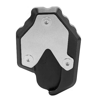 Imagem de Suporte lateral de alumínio cnc, placa de extensão, suporte de pé, substituição, força 350 nss350 2020-2022, suporte de motocicleta, ampliador (Preta)