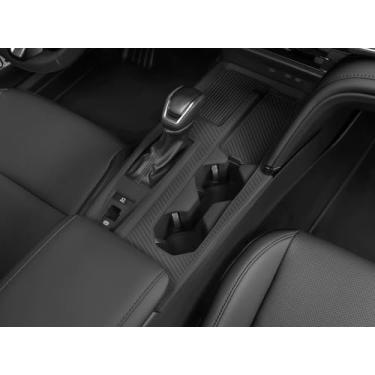 Imagem de Temmis Kit de envoltório de silicone para console central para Toyota Camry 2024-2025, capa de adsorção eletrostática para Toyota Camry - preta