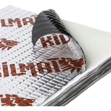 Imagem de KILMAT Tapete de Isolamento Acústico para Carro, 80 mil, 18 m², Butil, Aquecedor de Som Automotivo