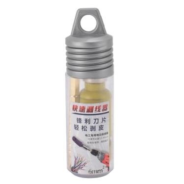 Imagem de LiebeWH Descascador de Fio Elétrico, Ferramenta de Descascamento de Fio Elétrico, Aço de Alto Carbono, Uso Duplo e Chave de Fenda 21-50mm