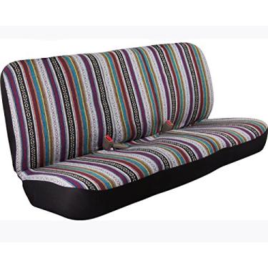 Imagem de West Coast Auto Capa de assento universal Baja Saddle Blanket tamanho completo serve para caminhonetes Ford, Chevrolet, Dodge e Full Size (Nacional)