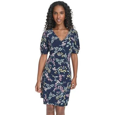 Imagem de Tommy Hilfiger Vestido feminino, capitão do céu/rosa bailarina, 42