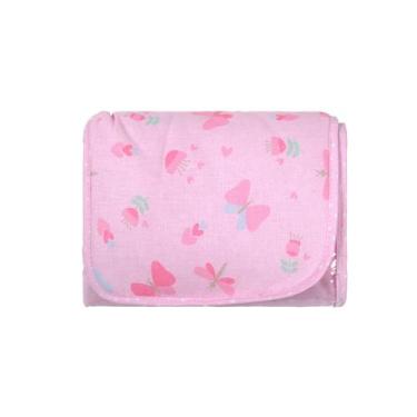Imagem de Trocador de Fraldas Portátil para Bebê 47cm x 67cm Bublim, Borboletas
