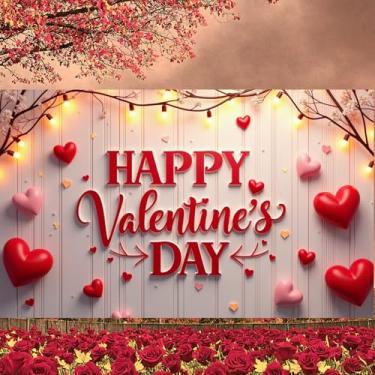 Imagem de Dia dos Namorados romântico amor celebração tema coração romântico decoração exibição caixa de presente banner feliz dia dos namorados para dar de presente ocasião casal celebração