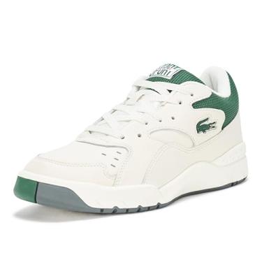 Imagem de Lacoste Tênis feminino Aceline 316 2 SPW Wht Fashion, Off Wht/Dk Grn, 39