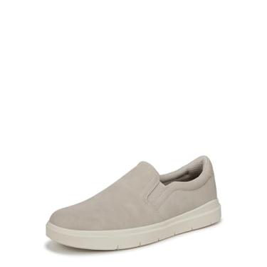 Imagem de Dr. Scholl's Tênis masculino sem cadarço Madison Cfx, Couro sintético Oyster, 12 Wide