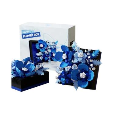 Imagem de Blocos De Montar Caixa De Flores DIY Decoração De Mesa 5 Tipos Brinque