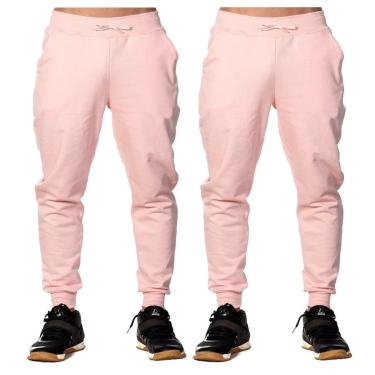 Imagem de Kit 2 Calças Moletom Grande Plus Size G1 Até G5 Básica Com Bolsos-Masculino