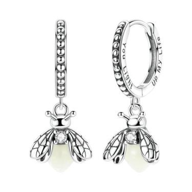Imagem de Brinco original 925 prata esterlina cereja arco pendientes para mulher