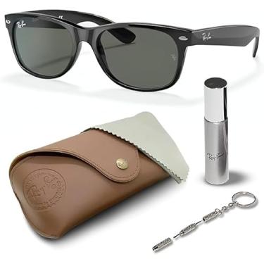 Imagem de Ray-Ban Rb2132F Óculos De Sol Wayfarer Classic Square Para Homens E Mulheres - Óculos De Sol Clássicos Atemporais Com Elegância Moderna - Proteção Uv Premium - Óculos De Sol De Grife Masculinos E F