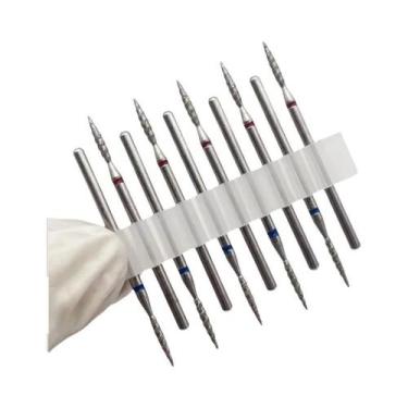 Imagem de 10 Peças De Broca De Unha Tornado Diamond, Cortadores De Manicure De G
