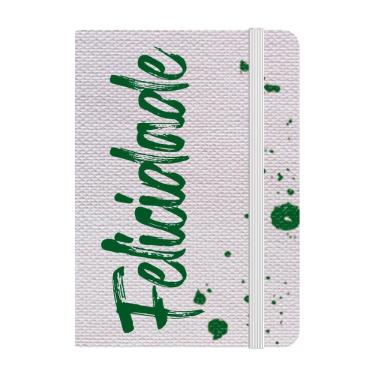 Imagem de Caderneta de anotações Felicidade - 13x21 - 80 folhas - sem pauta