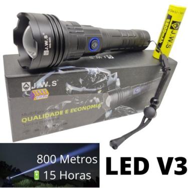 Imagem de Lanterna Tática Led Cree V3 Longo Alcance 500 Metros Usb C JWS WS-620