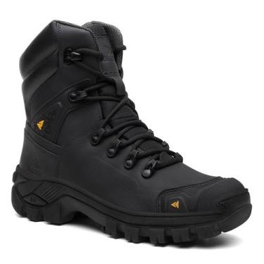 Imagem de Bota Coturno Cano Longo Adventure Masculina Coturno Em Couro Legítimo 