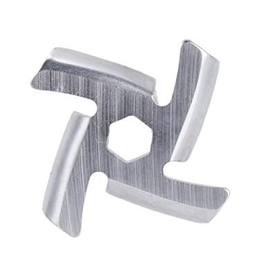 Imagem de aqxreight Substituição de Placa Picadora de Moedor de Carne de Aço Inoxidável para Moedores Elétricos Disco Picador Resistente para Recheios de Carne de Alho Acessório de Moedor de Cozinha para Uso