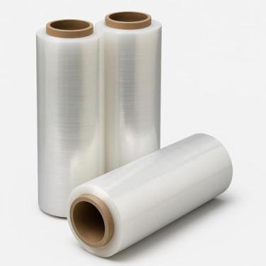 Imagem de Rolo Bobina Filme Stretch C/ Tubete 500x25 C/ 100 Metros 2,5kg