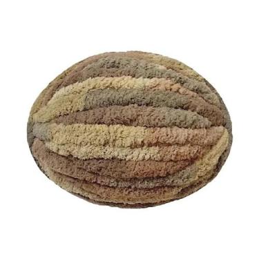 Imagem de Fio Grosso Multicolorido 250g Macio E Quente Para Tricô, Crochê, Cober