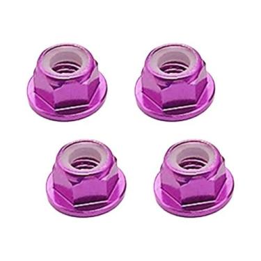 Imagem de Porcas De Bloqueio De Roda De Metal M4 (4 Peças) Para Carro RC 1/10 Cr