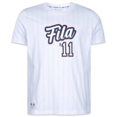 Imagem de CAMISETA MASCULINA NEW ERA X FILA COLLABS RISCA DE GIZ-Masculino