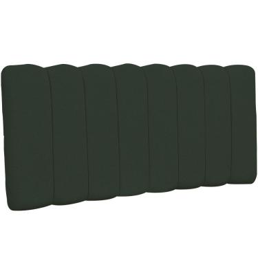 Imagem de Cabeceira Cama Box Painel Casal 140 Cm Dubai Verde Musgo