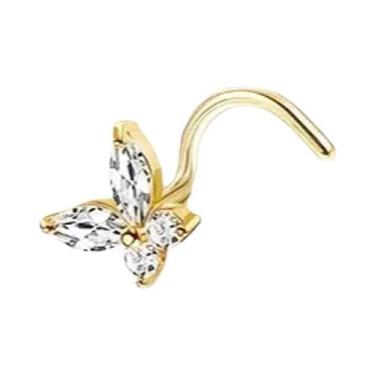 Imagem de Piercings De Aço Inoxidável 20G Para Mulheres: Argolas, Studs E Pierci