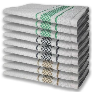 Imagem de 9 Panos De Prato Atoalhado Felpudo Premium Mr+pr+vd