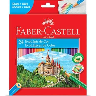 Imagem de Lapis De Colorir 24 Cores Eco Lapis Faber Castell