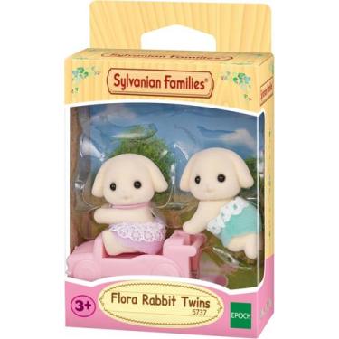Imagem de Sylvanian Families - GÊMEOS COELHOS FLORAL