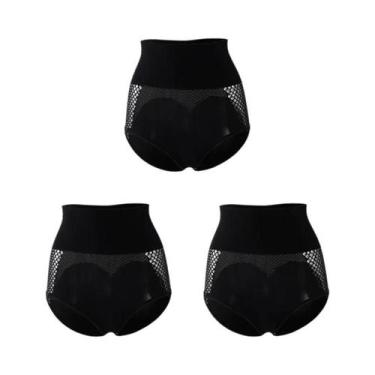 Imagem de Calcinha Modeladora De Cintura Alta Com Controle Abdominal Vazado Para