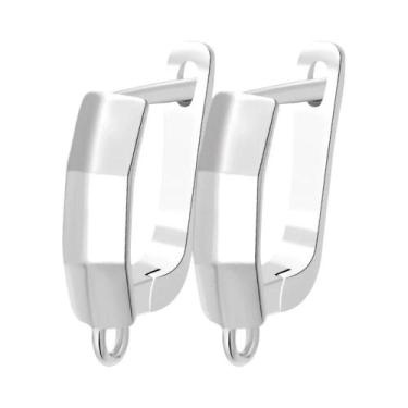 Imagem de Ganchos Para Brincos Banhados a Ouro 18K, Fechos Antialérgicos Para Fa