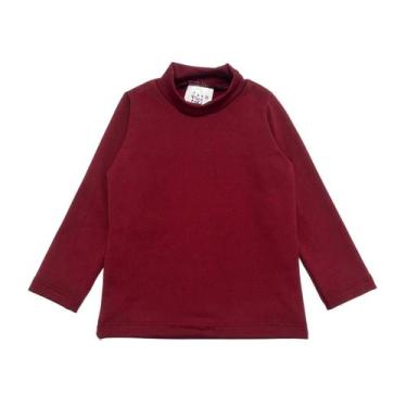 Imagem de Blusa Gola Alta Térmico Comfort Infantil Peluciada M/ Longa - Fofotinh