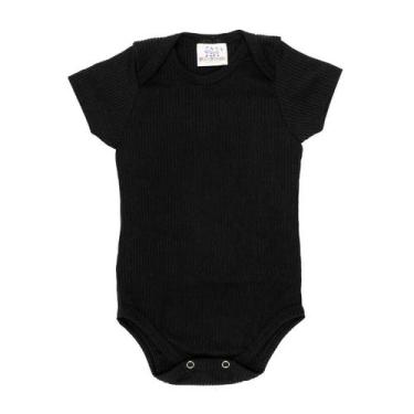 Imagem de Body Bodie Manga Curta Canelado Light Bebê Fresco Verão Liso Básico Me