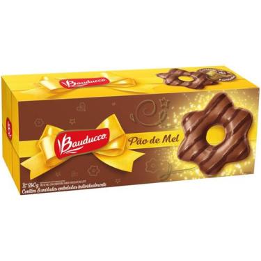 Imagem de Pão De Mel Com Cobertura De Chocolate Ao Leite Bauducco 240g