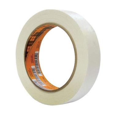 Imagem de Fita Crepe Fitá Fita 48mm X 50 Metros Uso Geral para Embalagem e Mascaramento Branco