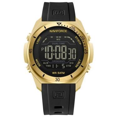 Imagem de Relógio Digital Esportivo Masculino Luz de Fundo LED, 5ATM à Prova d`Água